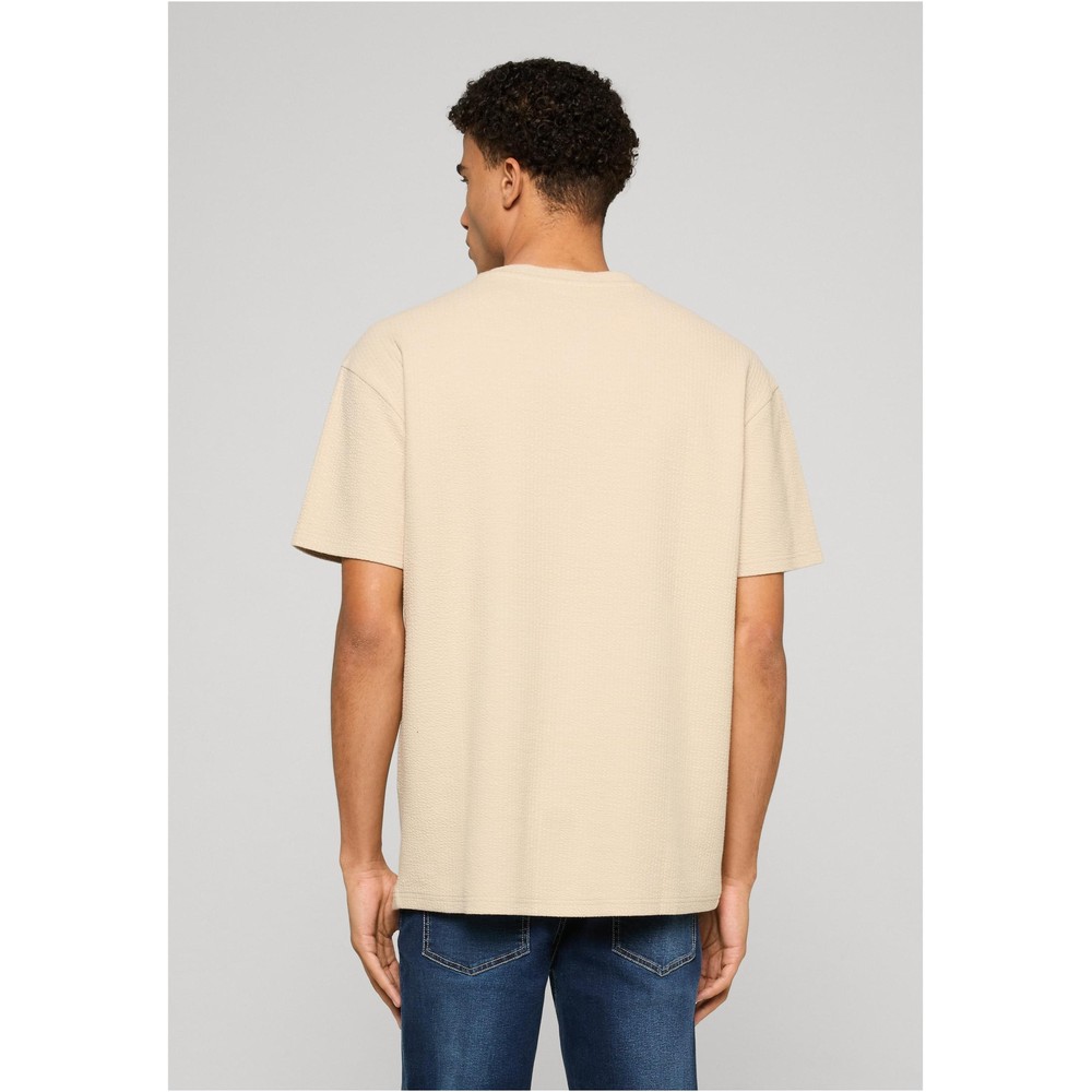 Urban Classics - Loose Fit Structured Herren TShirt - Beige